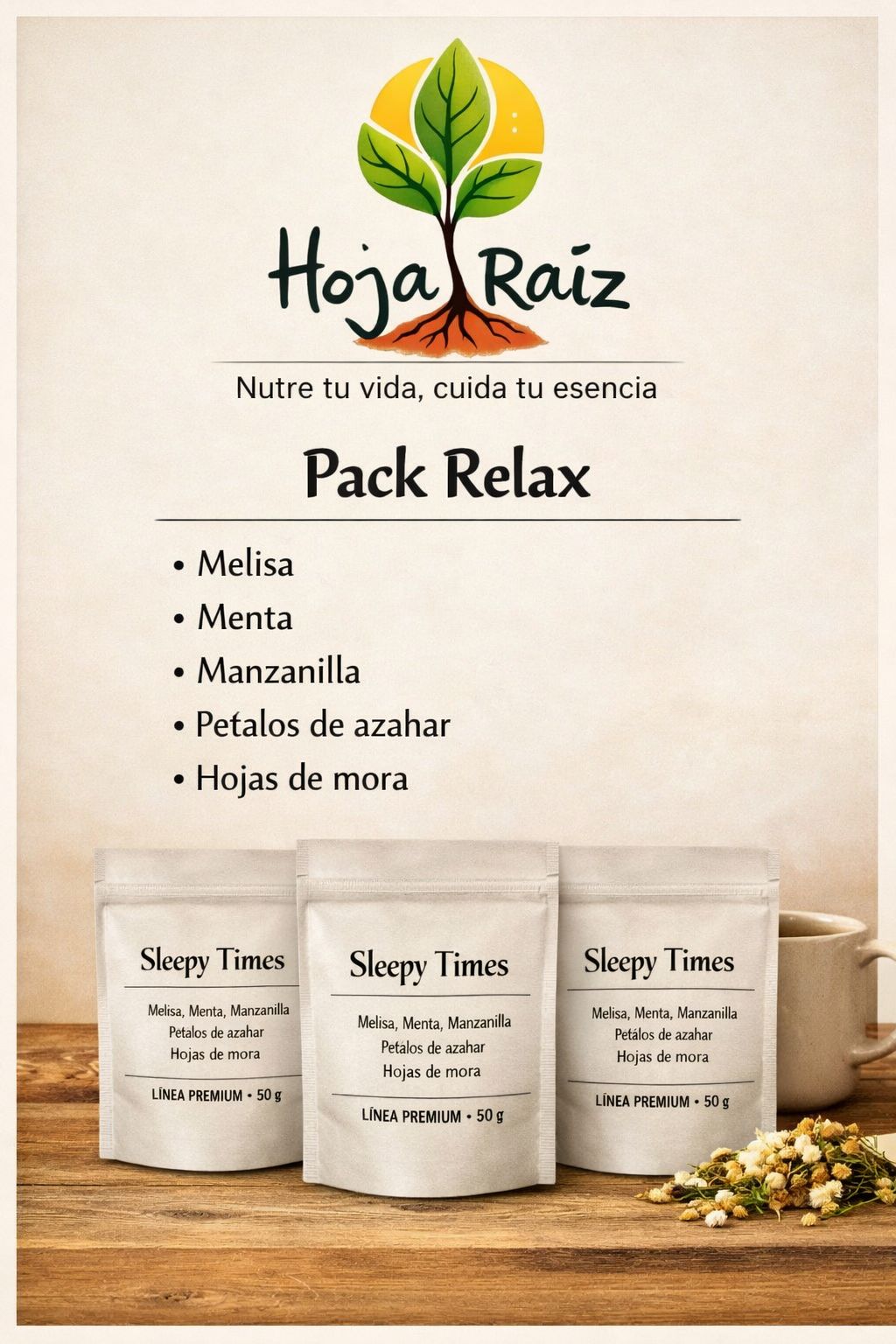 Pack relax  - Té de Hierbas