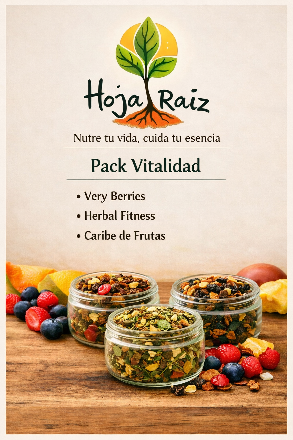 Pack  Infusiones Vitalidad -Frutal